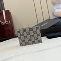 Gucci Green Canvas & Leather Logo Wallet