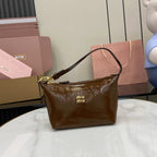 Miu Miu Patent Leather Logo Handbag
