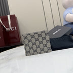 Gucci Canvas & Leather Wallet