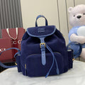 Miu Miu Corduroy & Calfskin Leather Backpack