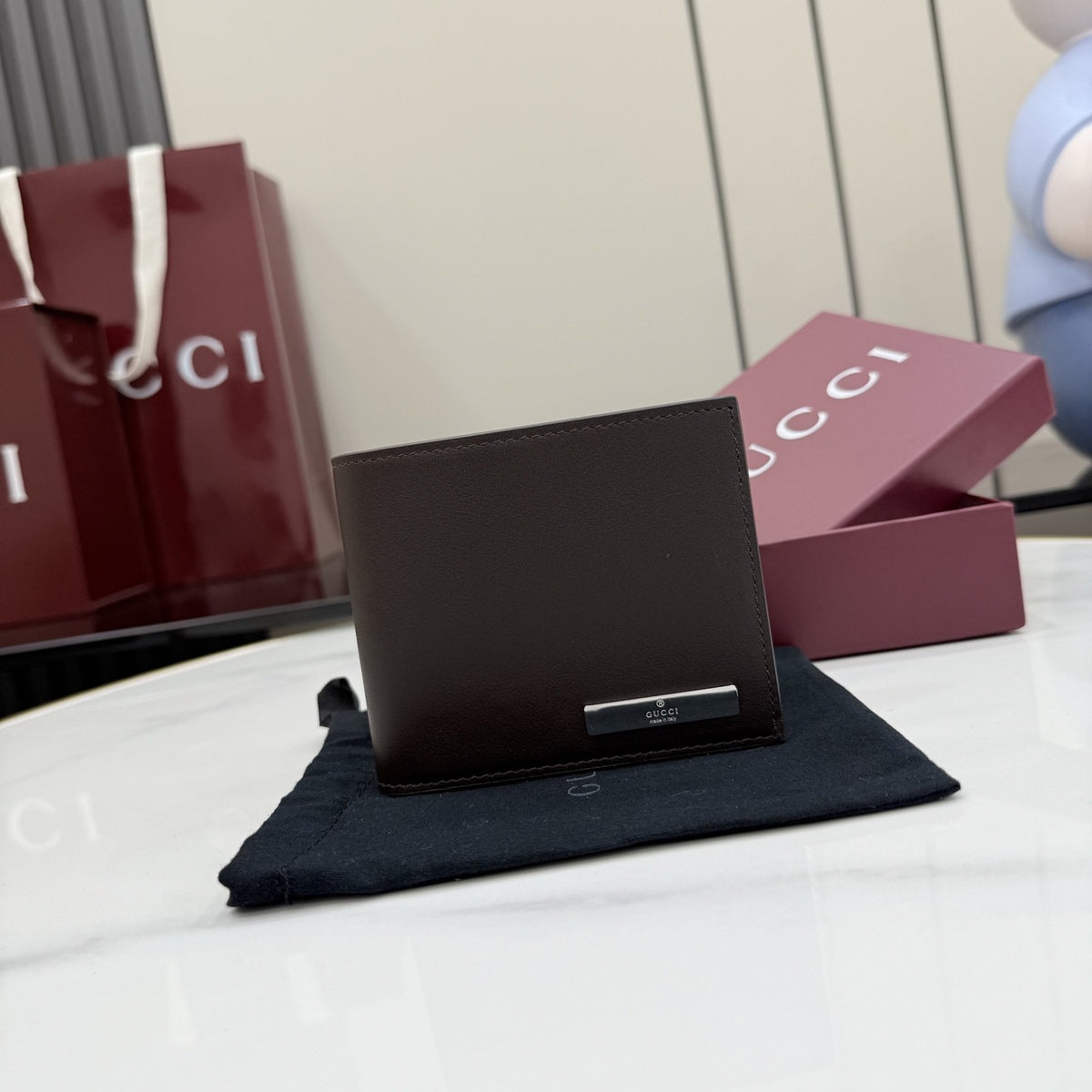 Gucci Brown Leather Wallet