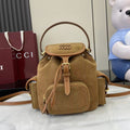 Miu Miu Corduroy & Calfskin Leather Backpack