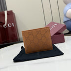 Gucci Brown Leather Logo Wallet