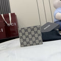 Gucci Canvas & Leather Logo Wallet