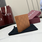 Gucci Brown Leather Logo Wallet