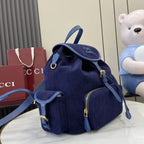 Miu Miu Corduroy & Calfskin Leather Backpack
