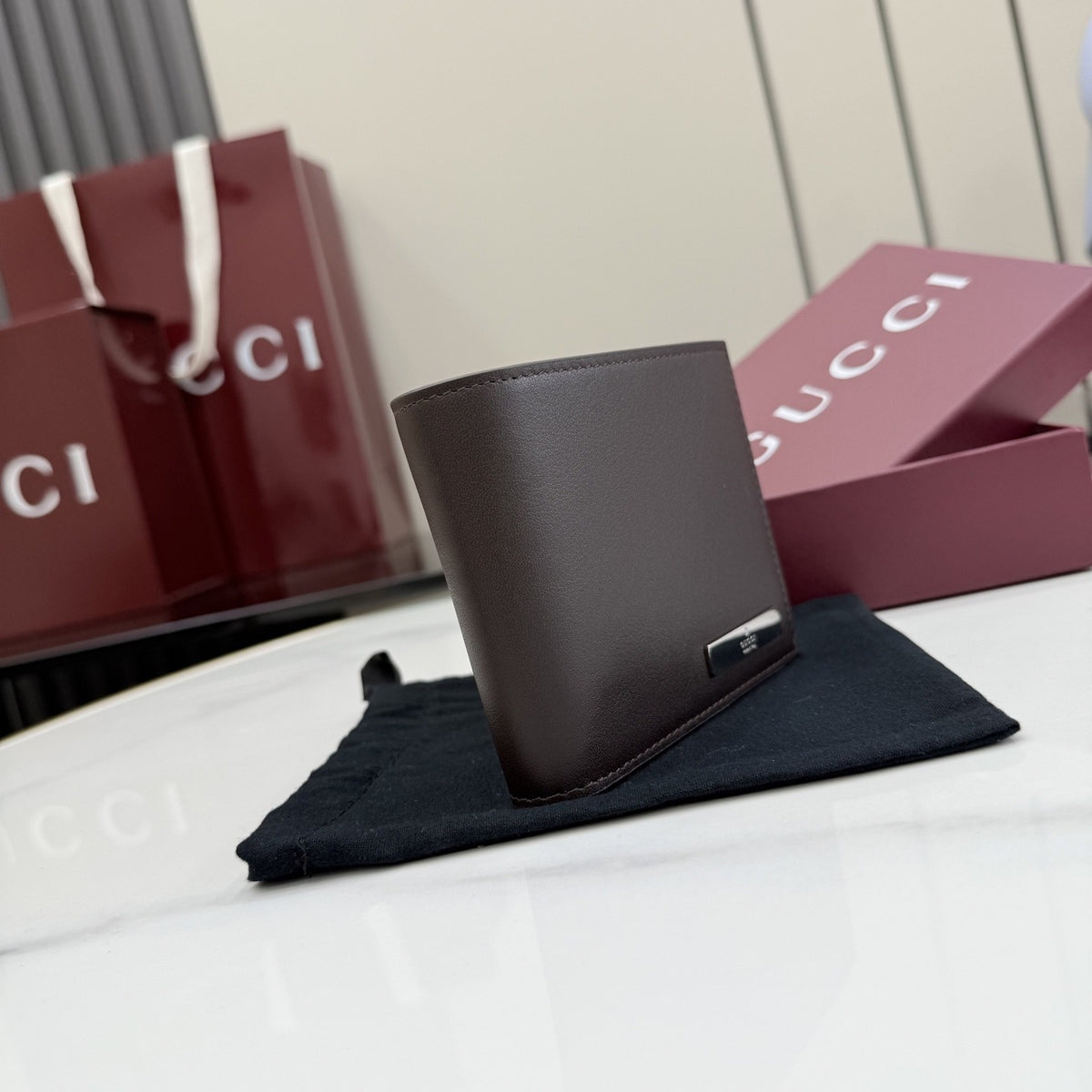 Gucci Brown Leather Wallet