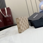Gucci Brown Canvas & Leather Wallet