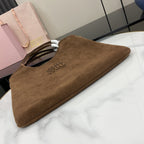 Miu Miu Brown Corduroy Handbag