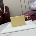 Gucci Black Leather GG Marmont Key Case
