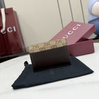 Gucci Brown Leather Card Holder