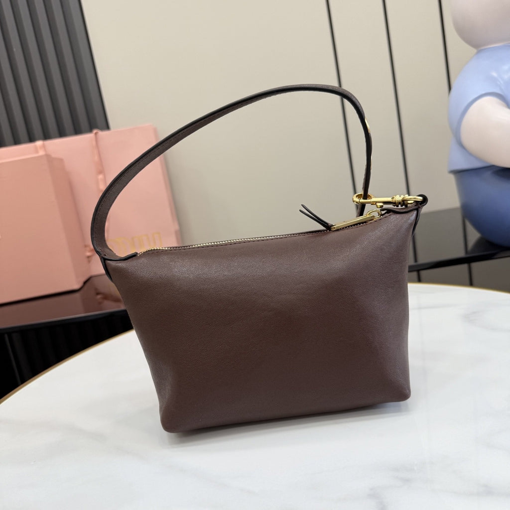 Miu Miu Patent Leather Logo Handbag