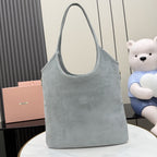 Miu Miu Gray Corduroy Handbag