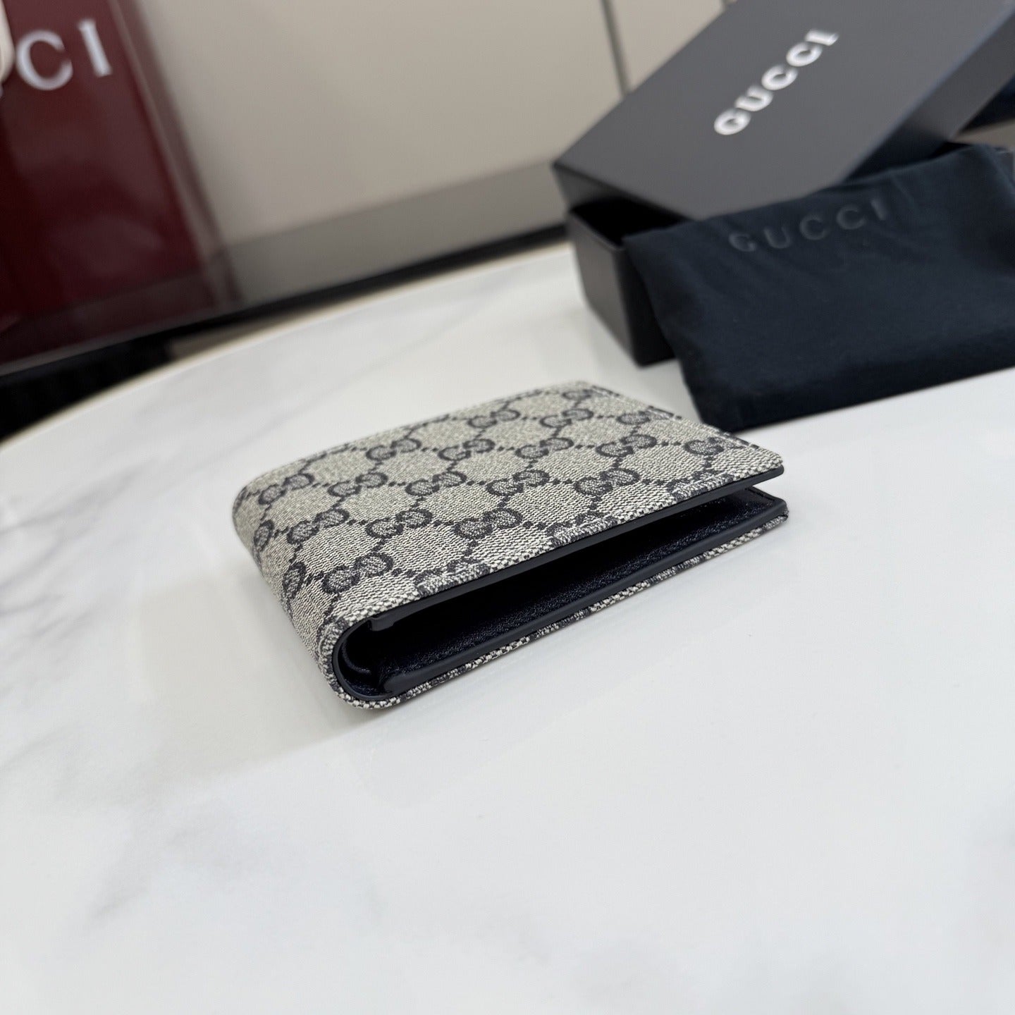 Gucci Canvas & Leather Wallet