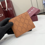 Gucci Brown Leather Logo Wallet