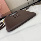 Miu Miu Leather Logo Tote Bag