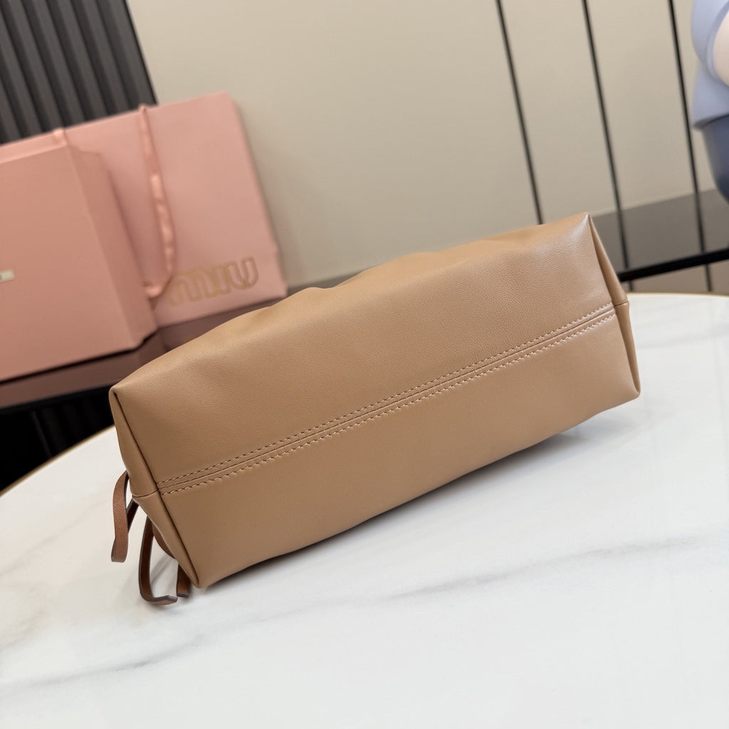 Miu Miu Leather Bow Shoulder Bag