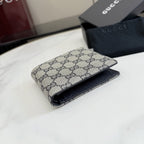 Gucci Canvas & Leather Logo Wallet