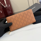 Gucci Brown Leather Logo Wallet