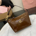 Miu Miu Patent Leather Logo Handbag