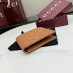 Gucci Brown Leather Logo Wallet