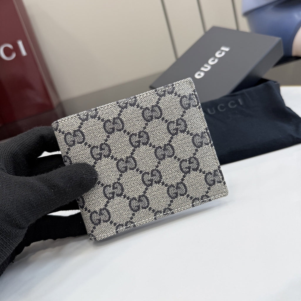 Gucci Canvas & Leather Wallet