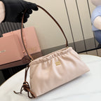 Miu Miu Pink Leather Bow Shoulder Bag