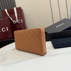 Gucci Brown Leather Logo Wallet