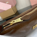 Miu Miu Patent Leather Logo Handbag