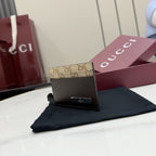 Gucci Brown Leather Card Holder