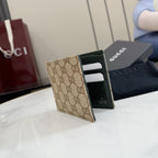 Gucci Brown Canvas & Leather Wallet