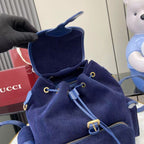 Miu Miu Corduroy & Calfskin Leather Backpack