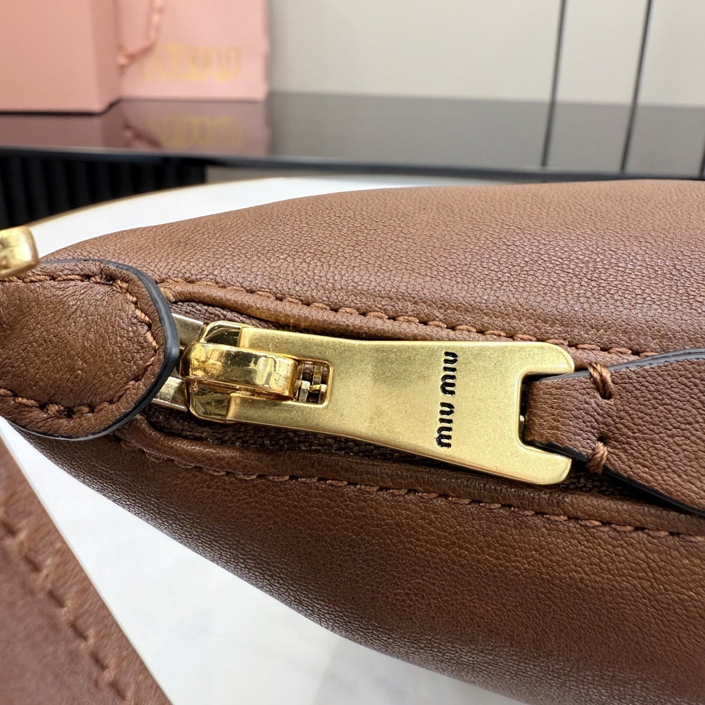 Miu Miu Patent Leather Logo Handbag