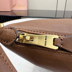 Miu Miu Patent Leather Logo Handbag