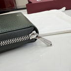 Gucci Green Leather Logo Clutch