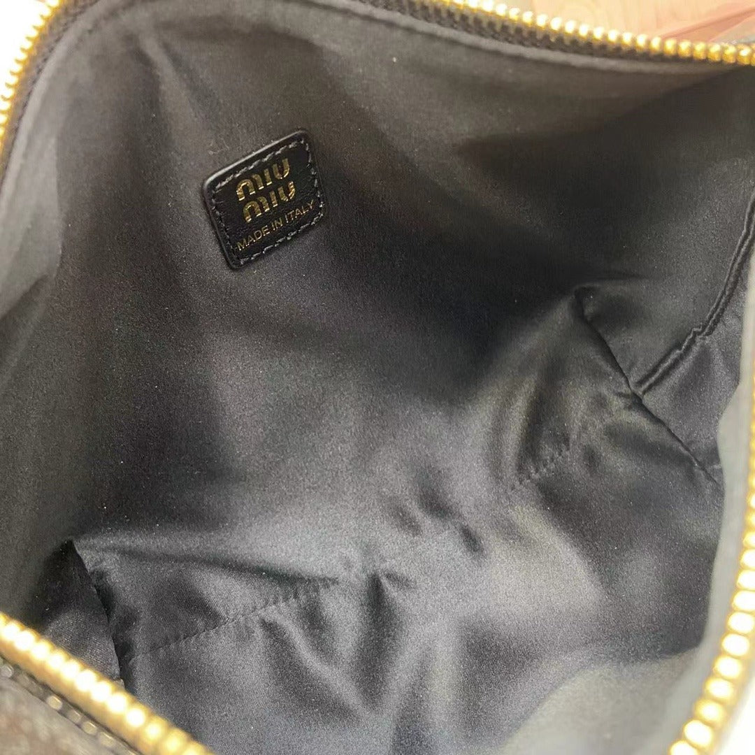 Miu Miu Patent Leather Logo Handbag