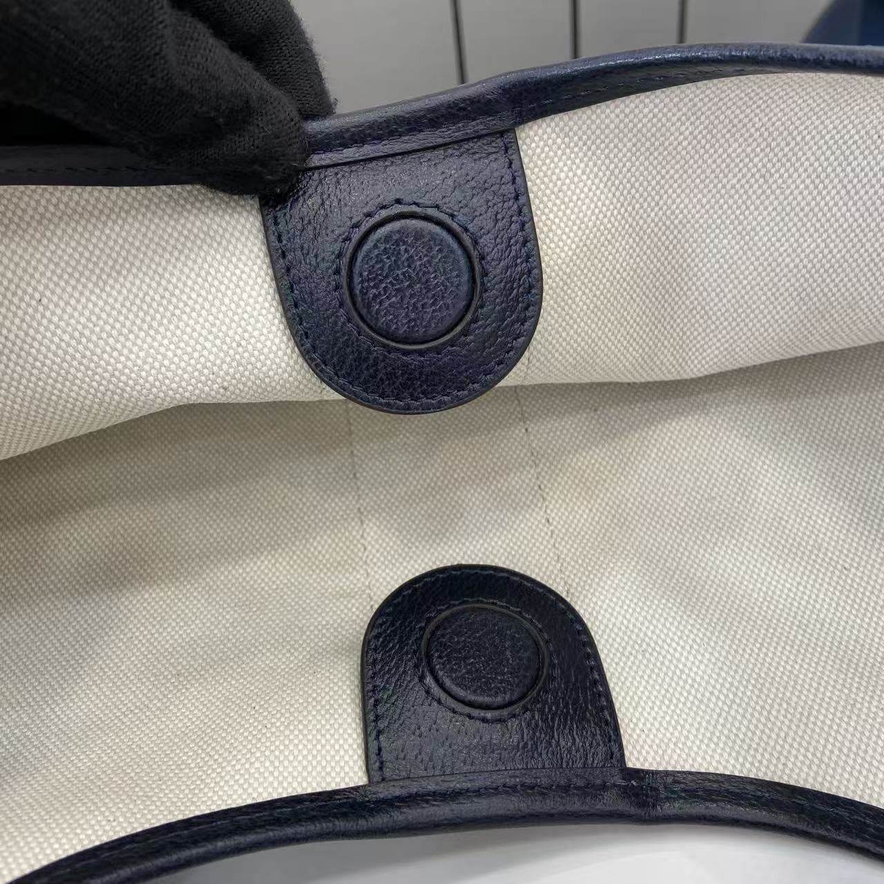 Gucci Light Blue Denim Double G Tote Bag