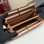 Gucci Brown Leather Logo Wallet