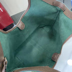 Gucci White Canvas Double G Tote Bag