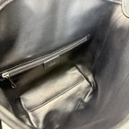 Gucci Black Leather Lock Handbag