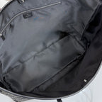Gucci Black Denim & Leather Logo Tote Bag