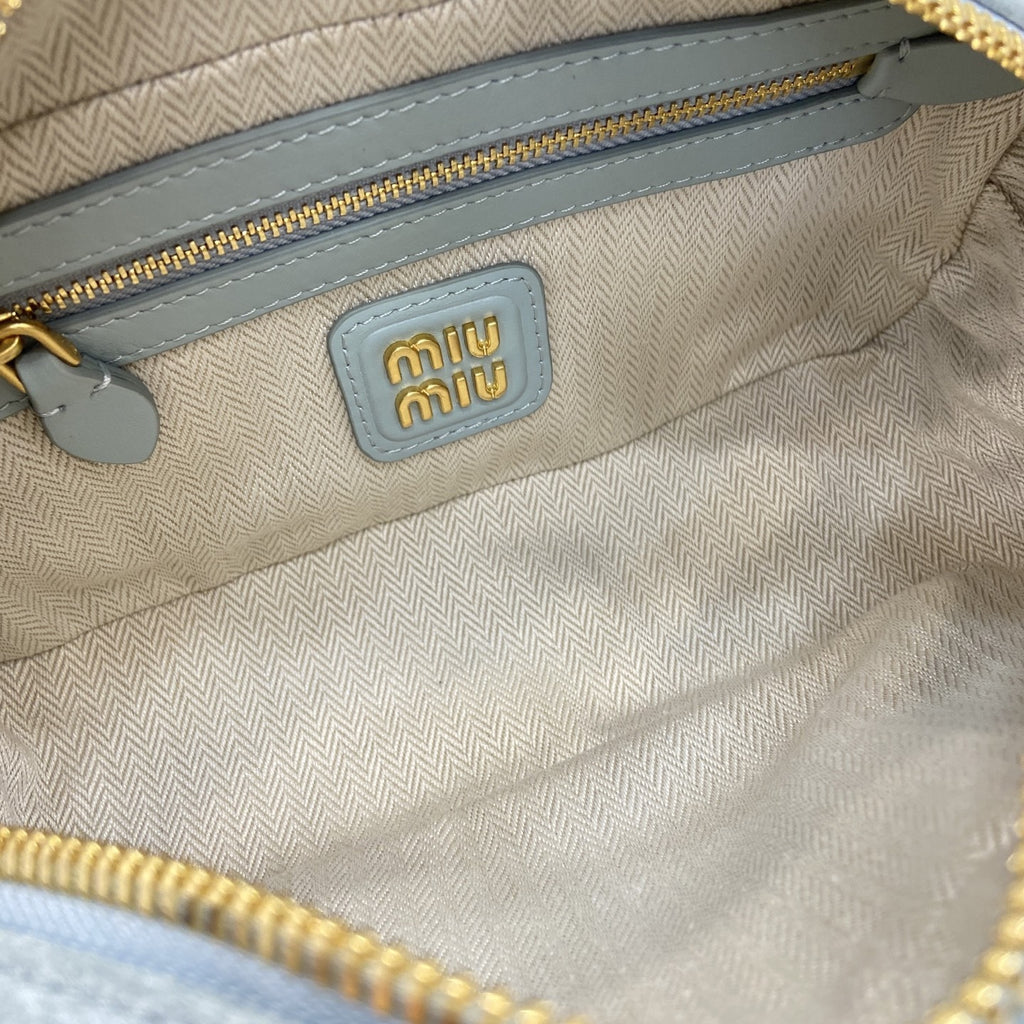 Miu Miu Leather Logo Handbag