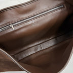 Gucci Brown Lambskin Leather Jackie 1961 Crossbody Bag