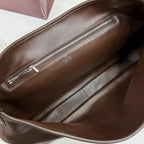 Gucci Brown Lambskin Leather Jackie 1961 Crossbody Bag