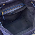 Miu Miu Corduroy & Calfskin Leather Backpack