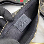 Gucci Black Denim Double G Tote Bag