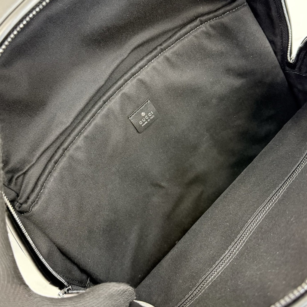 Gucci Black Zip Backpack