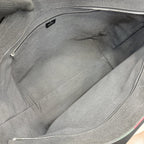 Gucci Black Canvas & Leather Vintage-Finish Tote Bag