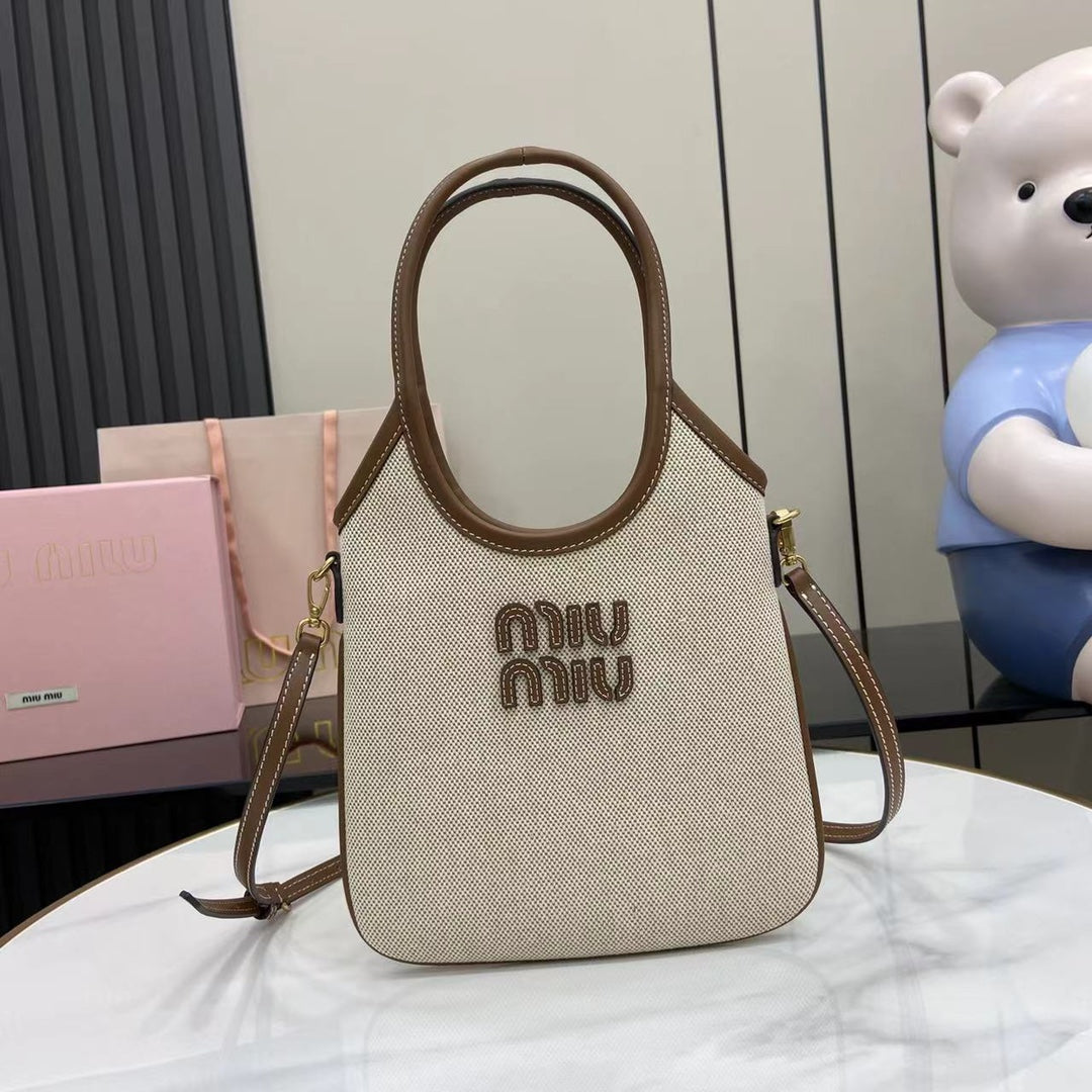 Brown Canvas Tote Bag
