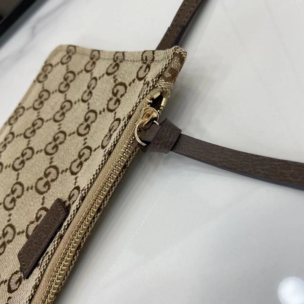 Gucci White Canvas Double G Tote Bag